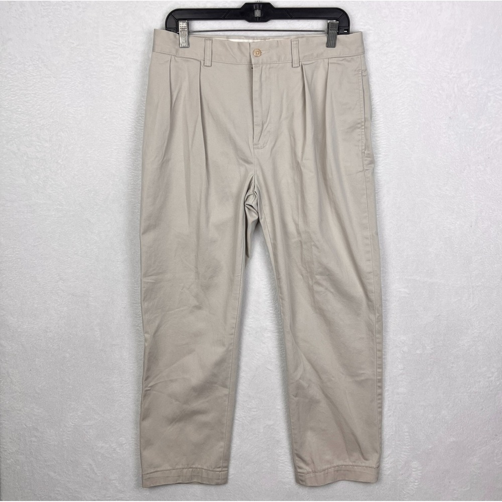 Polo Ralph Lauren Ethan Chino Pants Mens 32x32 (32x29)‎ Beige Khakis Pleated